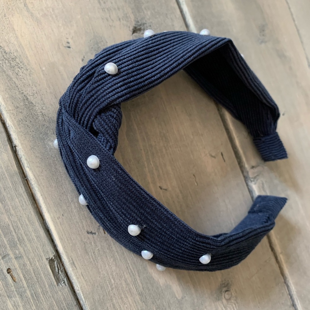 NWOT 4/25$ blue pearl headband Anthropologie